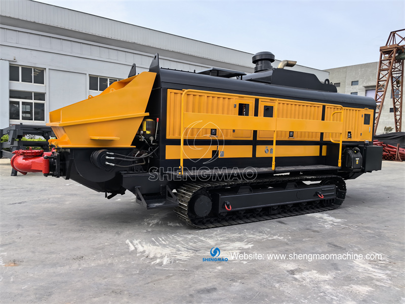 SMCCP90 diesel concrete pump with crawler