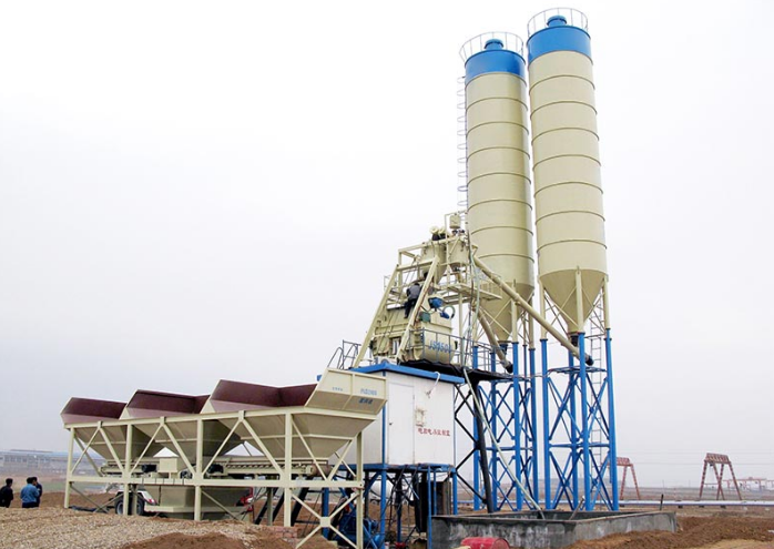 Skip Hoist Concrete Batching Plant