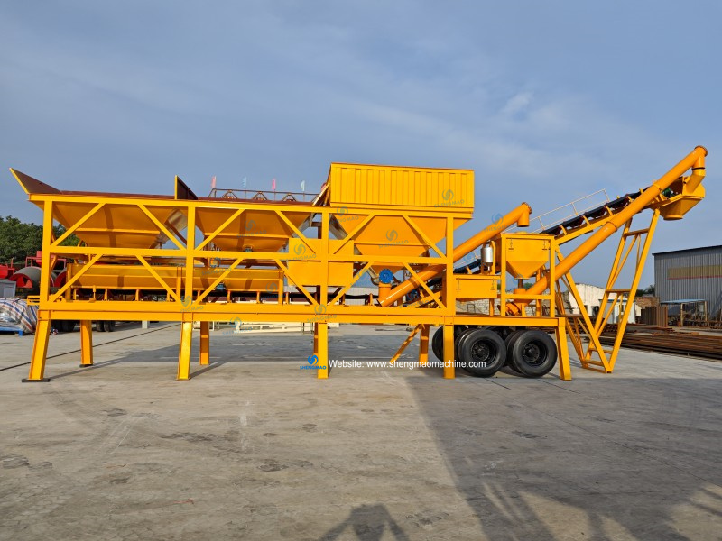 Mobile dry mix batching plant to Guyana