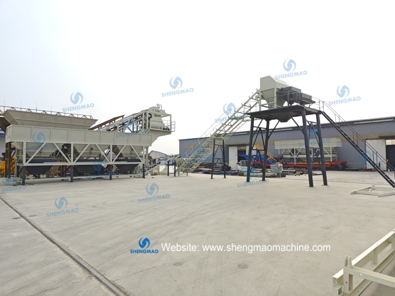 dry mix concrete batching plant